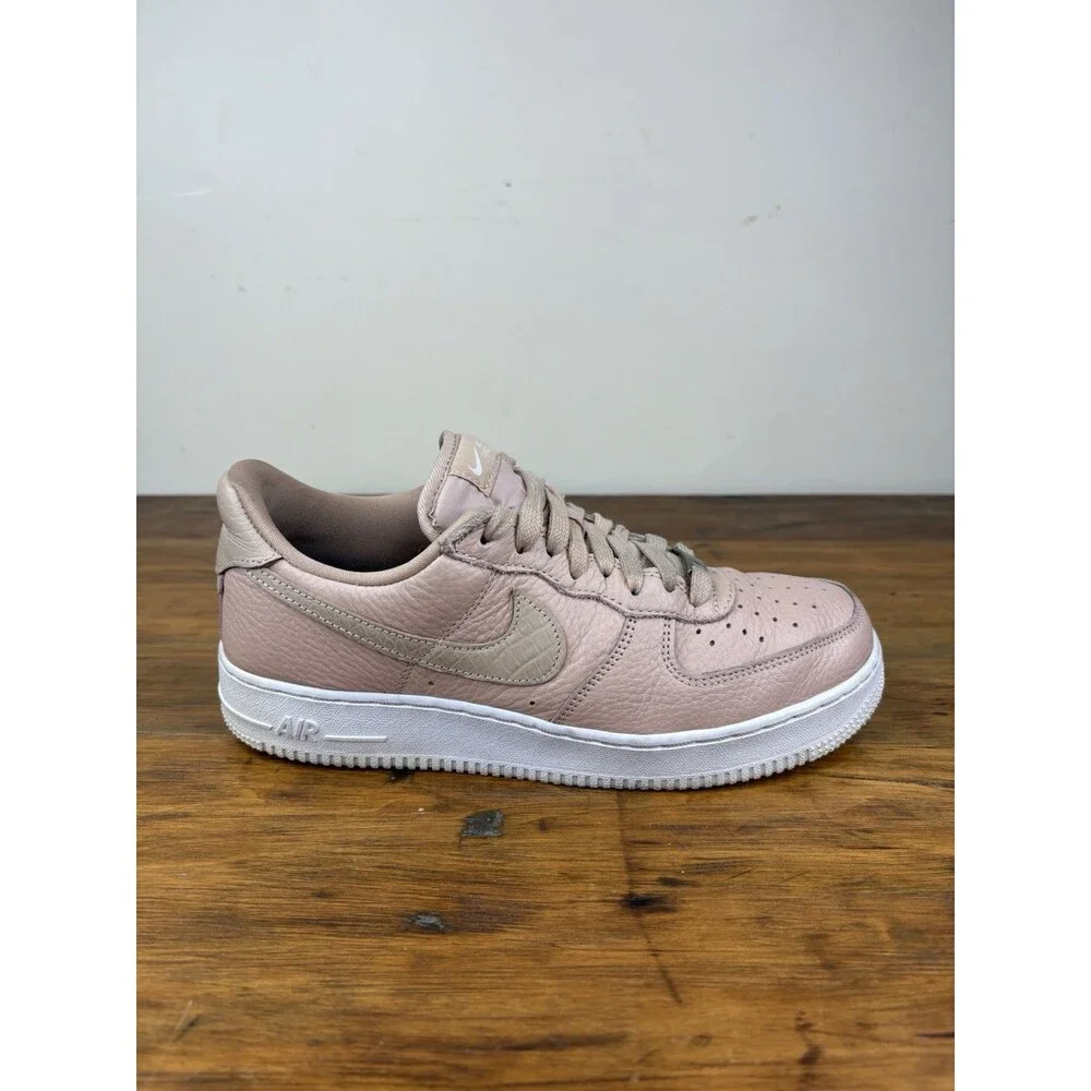Nike Air Force 1 07 Craft Vachetta Tan Premium Leather Mens Size 8.5 CU4865-200